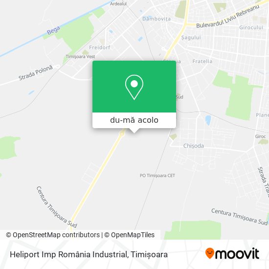 Hartă Heliport Imp România Industrial