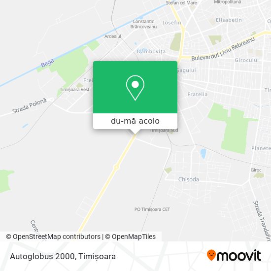 Hartă Autoglobus 2000