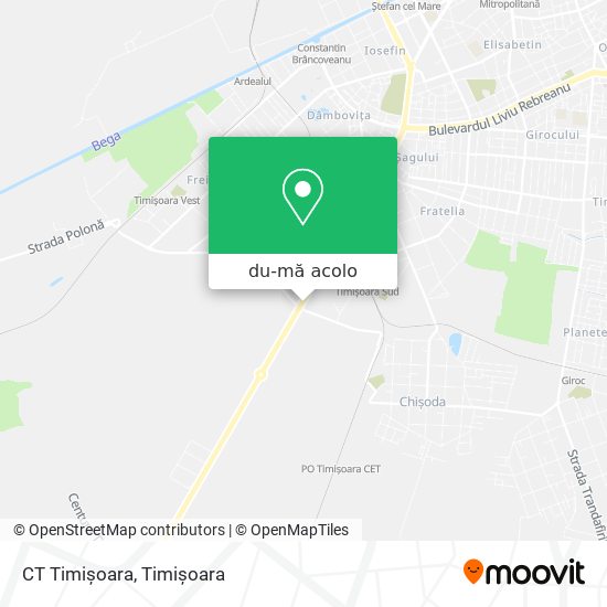 Hartă CT Timișoara