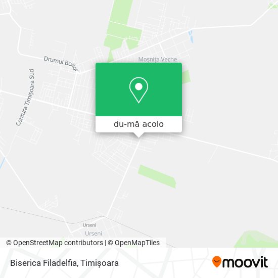 Hartă Biserica Filadelfia