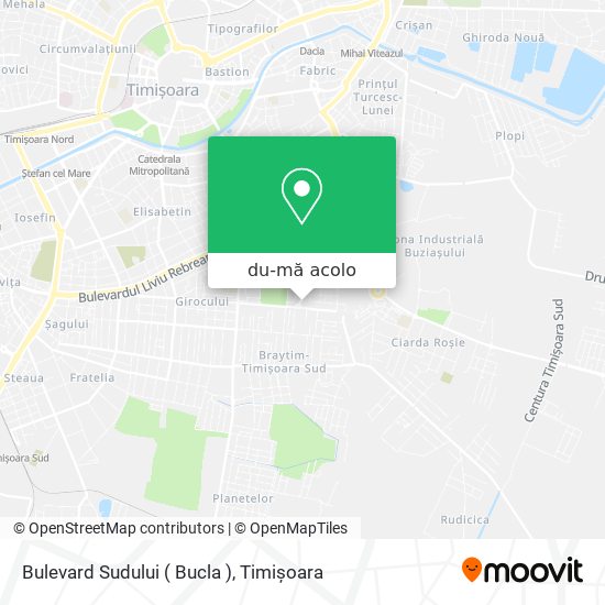 Hartă Bulevard Sudului ( Bucla )