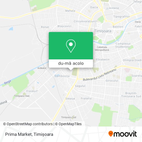 Hartă Prima Market