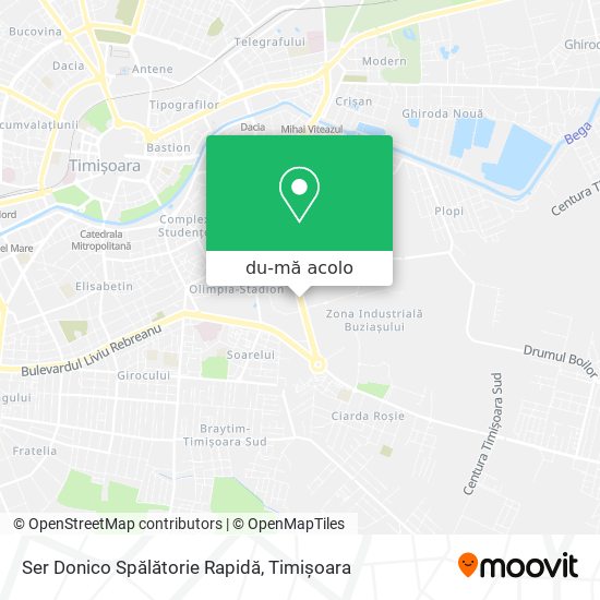 Hartă Ser Donico Spălătorie Rapidă