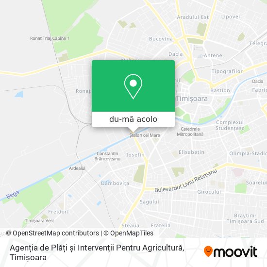 Hartă Agenția de Plăți și Intervenții Pentru Agricultură