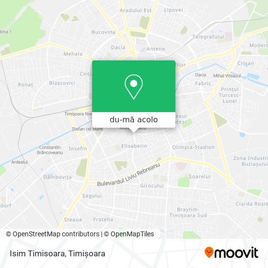 Hartă Isim Timisoara
