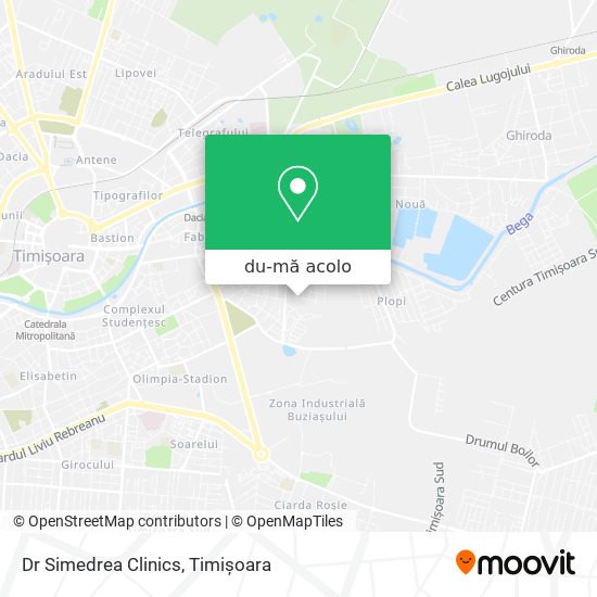 Hartă Dr Simedrea Clinics