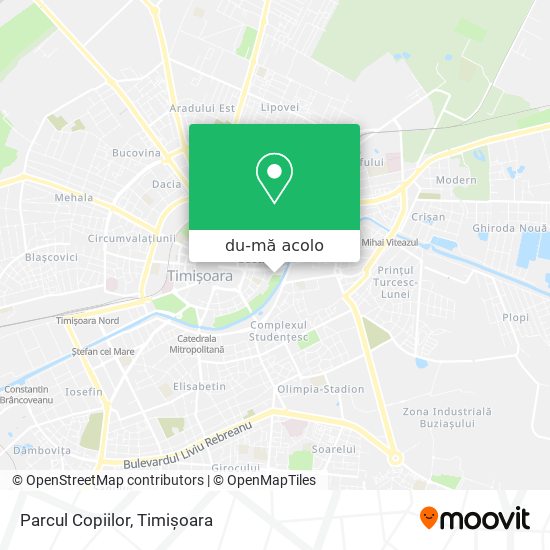 Hartă Parcul Copiilor