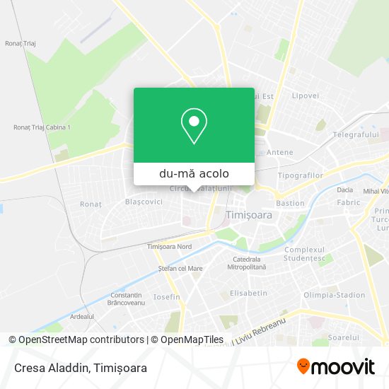 Hartă Cresa Aladdin