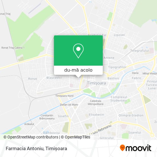 Hartă Farmacia Antoniu