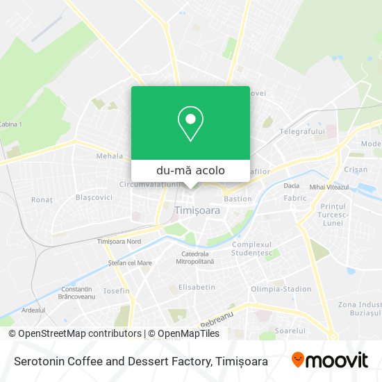 Hartă Serotonin Coffee and Dessert Factory