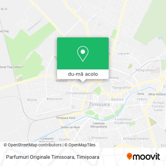 Hartă Parfumuri Originale Timisoara
