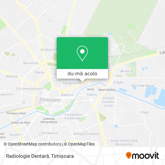 Hartă Radiologie Dentară
