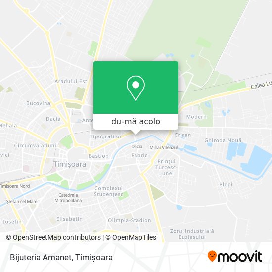 Hartă Bijuteria Amanet
