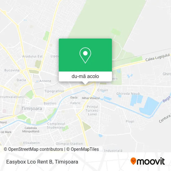 Hartă Easybox Lco Rent B
