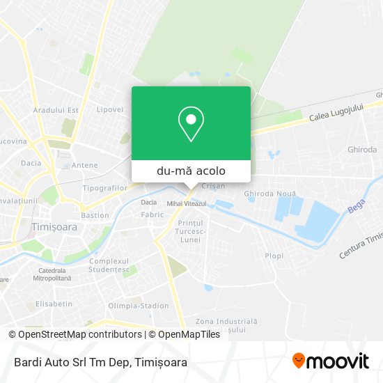 Hartă Bardi Auto Srl Tm Dep