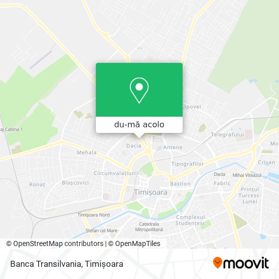 Hartă Banca Transilvania