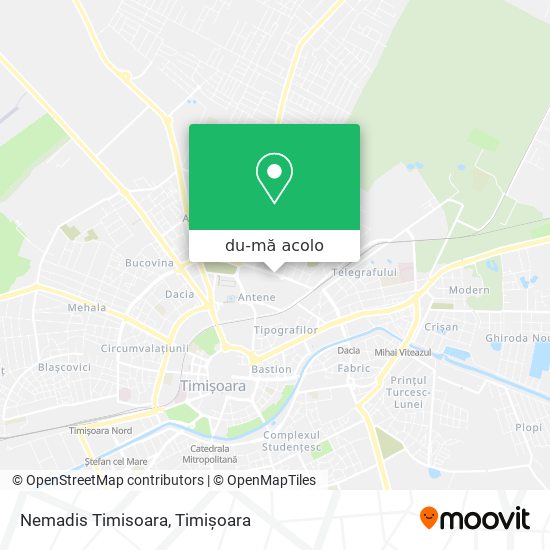 Hartă Nemadis Timisoara