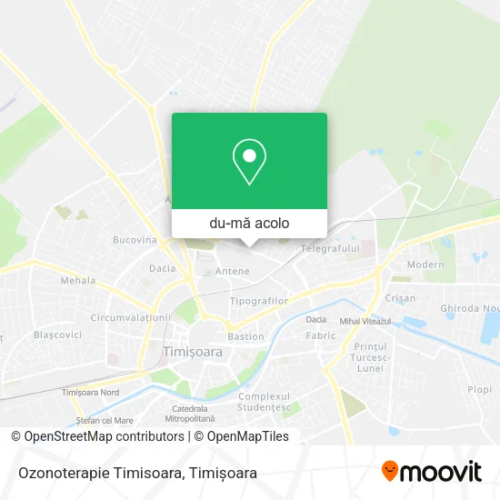 Hartă Ozonoterapie Timisoara