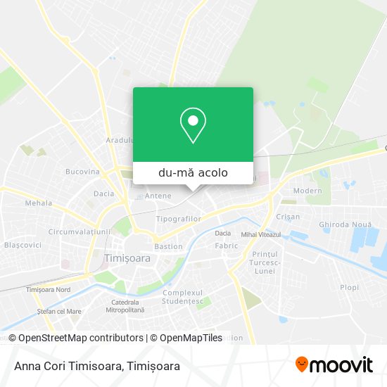 Hartă Anna Cori Timisoara