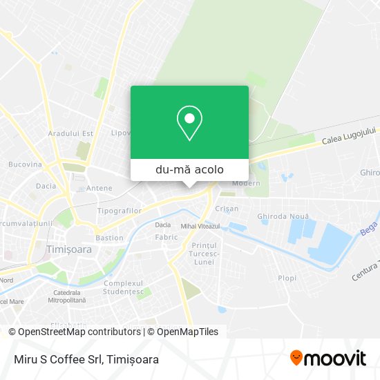 Hartă Miru S Coffee Srl
