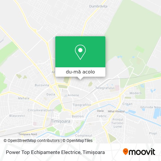 Hartă Power Top Echipamente Electrice