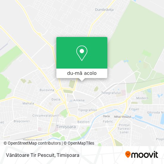 Hartă Vânătoare Tir Pescuit