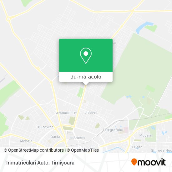 Hartă Inmatriculari Auto