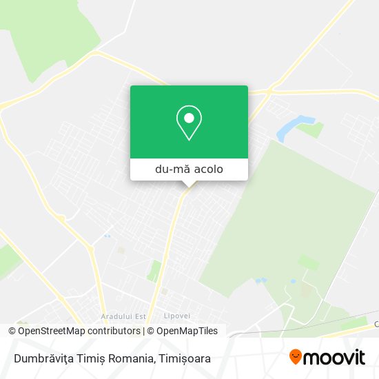 Hartă Dumbrăviţa Timiş Romania