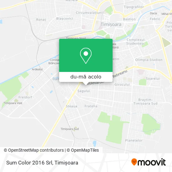 Hartă Sum Color 2016 Srl