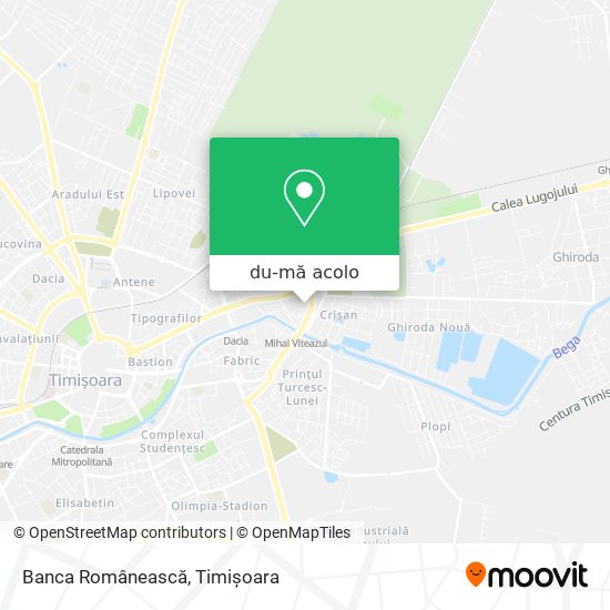 Hartă Banca Românească