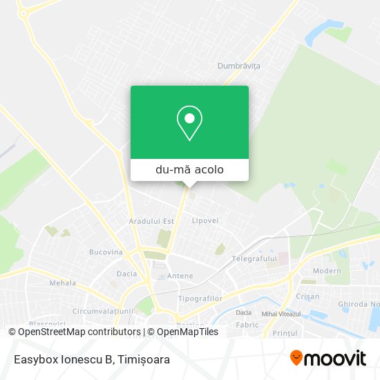 Hartă Easybox Ionescu B