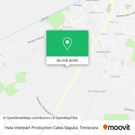 Hartă Hala Interpart Production Calea Sagului