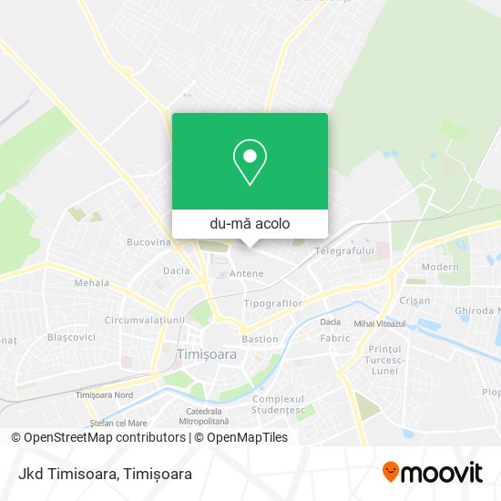 Hartă Jkd Timisoara