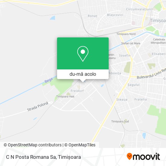 Hartă C N Posta Romana Sa