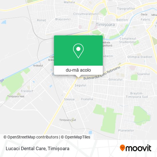 Hartă Lucaci Dental Care
