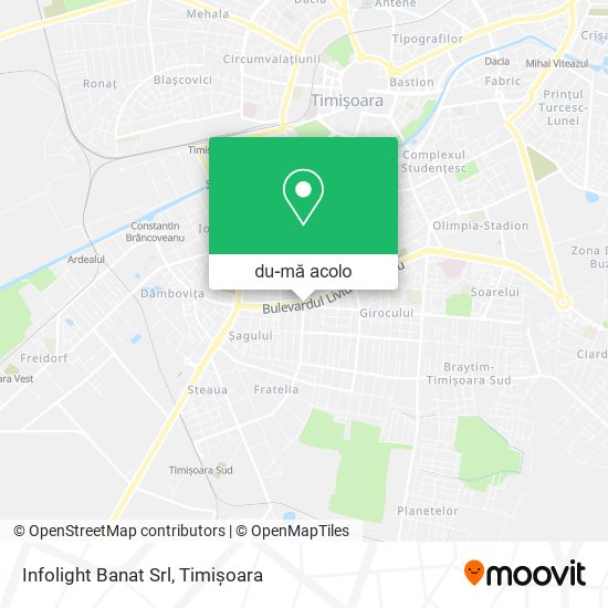 Hartă Infolight Banat Srl