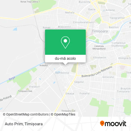 Hartă Auto Prim