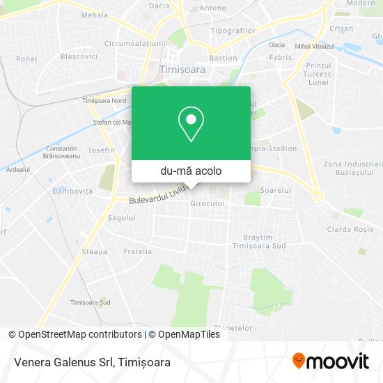 Hartă Venera Galenus Srl