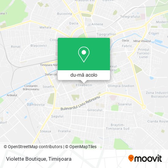 Hartă Violette Boutique