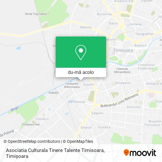Hartă Asociatia Culturala Tinere Talente Timisoara