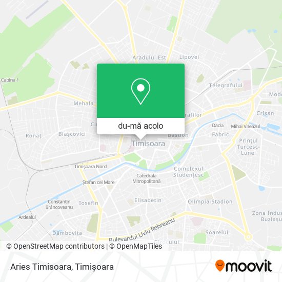 Hartă Aries Timisoara