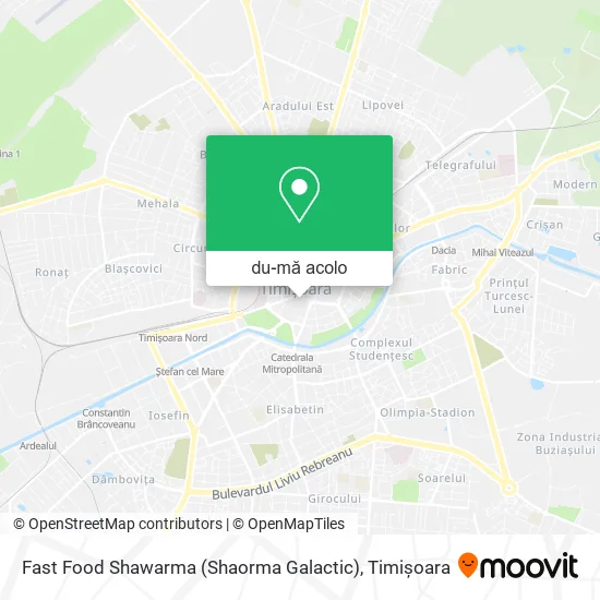 Hartă Fast Food Shawarma (Shaorma Galactic)
