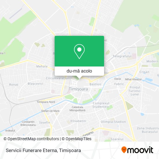Hartă Servicii Funerare Eterna