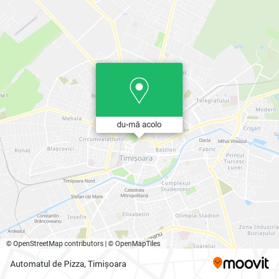 Hartă Automatul de Pizza