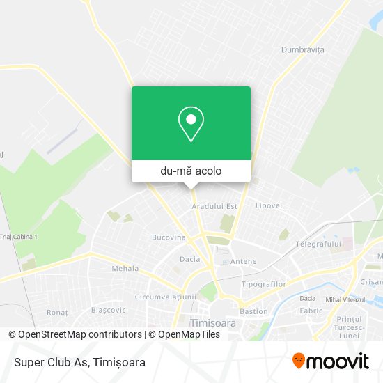 Hartă Super Club As
