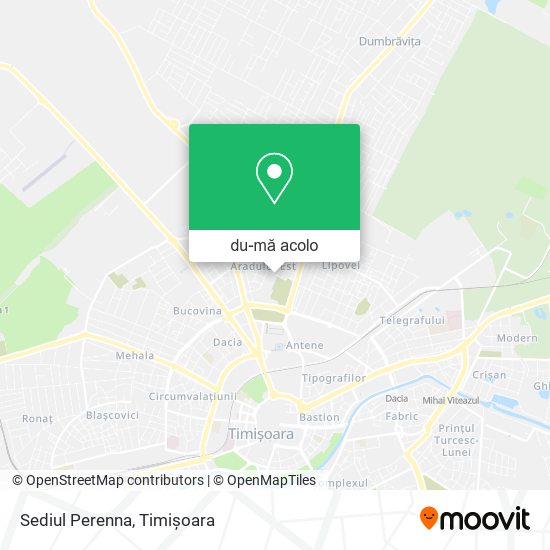 Hartă Sediul Perenna