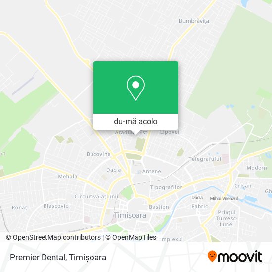 Hartă Premier Dental