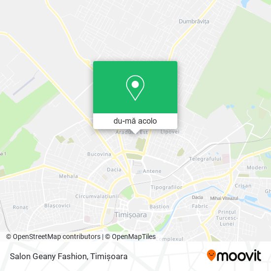 Hartă Salon Geany Fashion