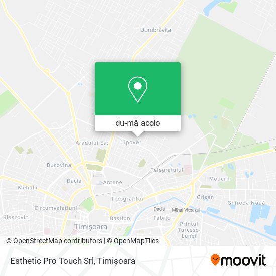 Hartă Esthetic Pro Touch Srl