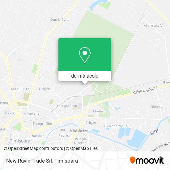 Hartă New Ravin Trade Srl
